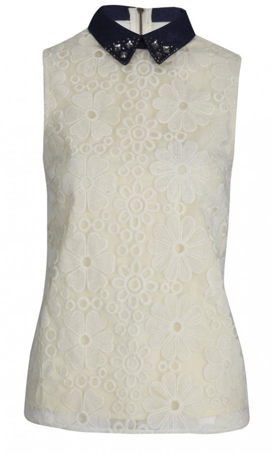 Very Love Label Embroidered Blouse, £25