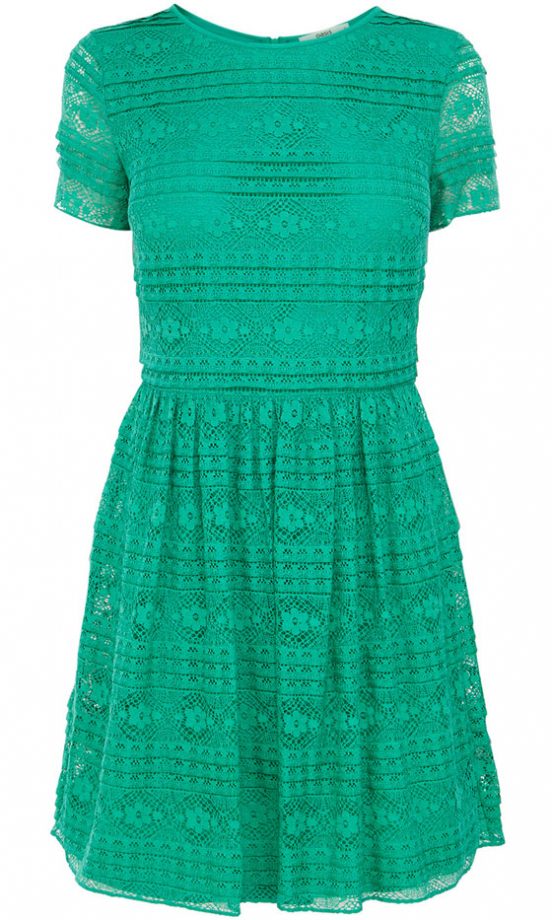 Oasis Vibrant Green Skater Dress, £48