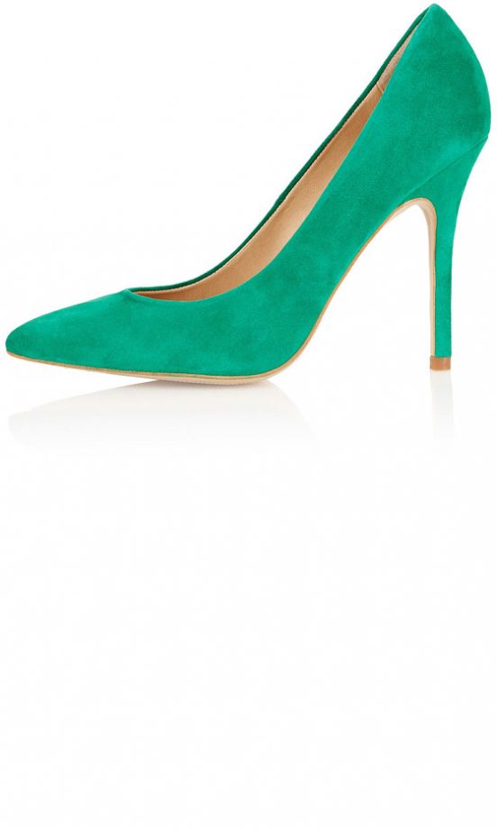 Topshop Vibrant Green Court Heels, £58