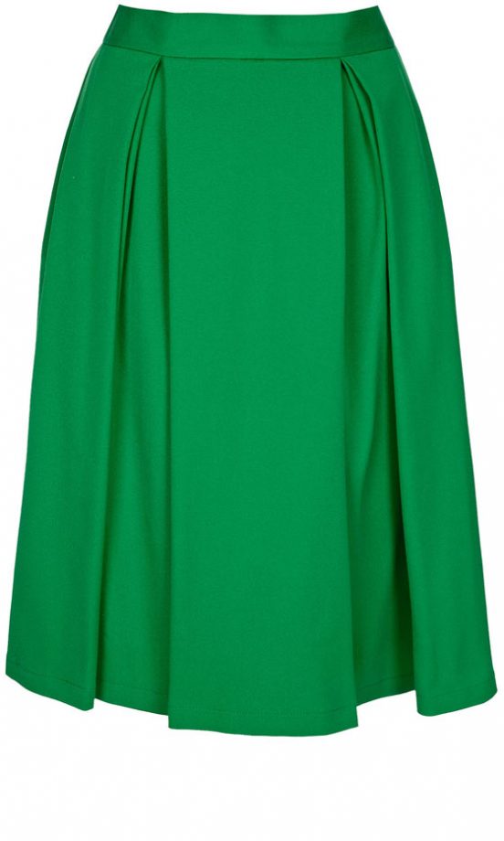 Topshop Vibrant Green Skirt, £48