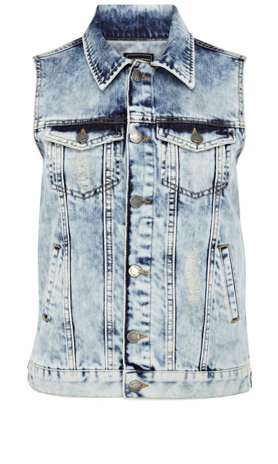 Warehouse Distressed Denim Jacket, £42