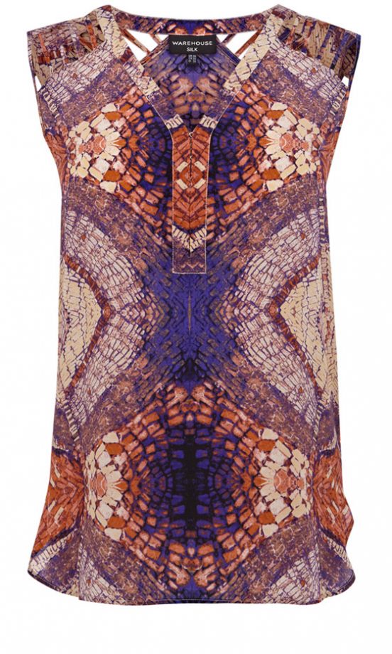 Warehouse Tile Print Blouse, £50