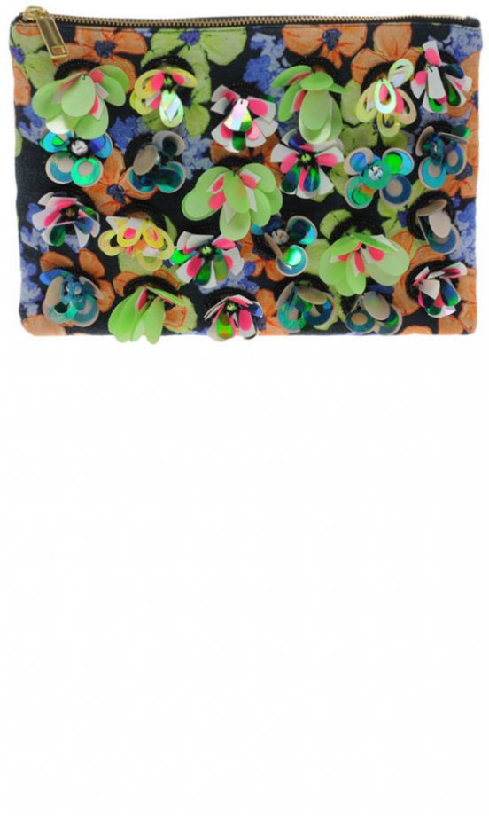 ASOS Floral Embellished Zip Bag, £35