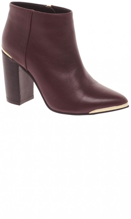 ASOS Metal Trim Ankle Boots, £65