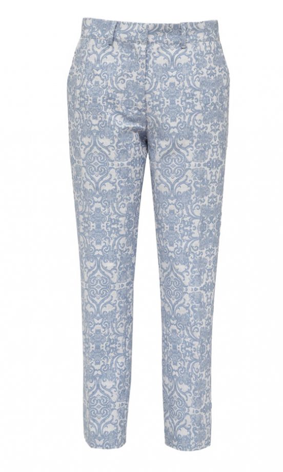 ASOS Blue Brocade Trousers, £40