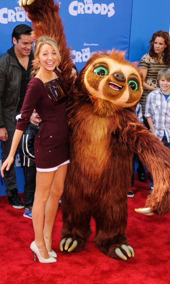 Blake Lively At The Film Premiere Of 'The Croods', 2013