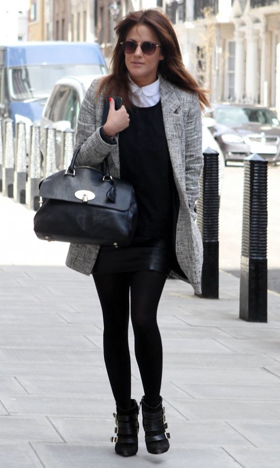 Caroline Flack Out In London, 2013