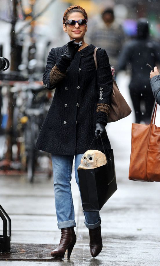 Eva Mendes Out In New York, 2013