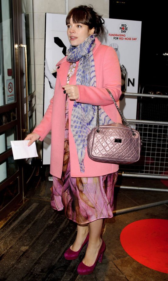Lily Allen At The Book Of Mormon Gala Performance, 2013