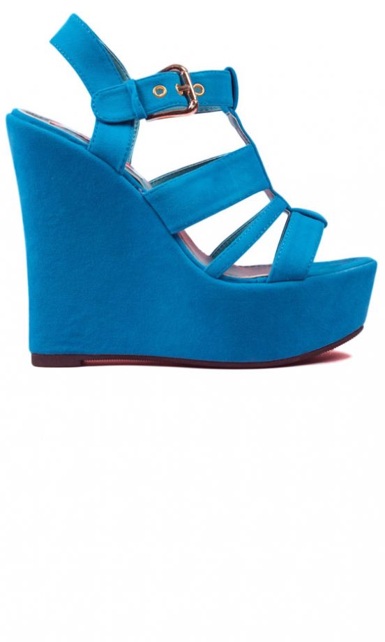 Daisy Street Aqua Wedges, £24.99