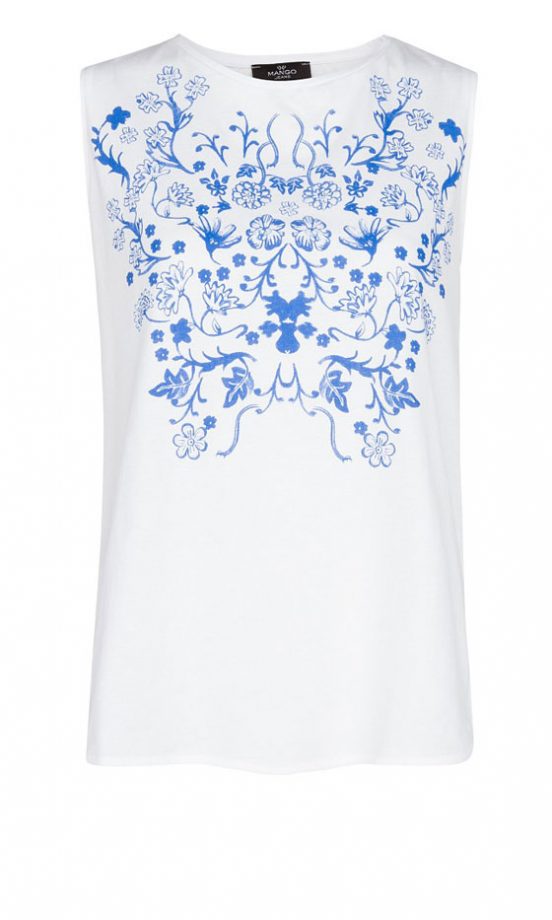 Mango Embroidered Top, £14.99
