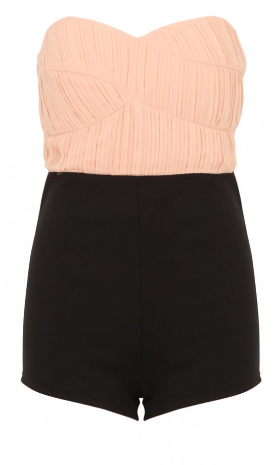 Missguided SS13 Strapless Playsuit