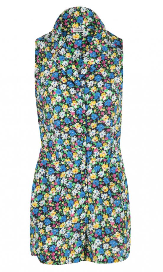 Missguided SS13 Floral Playsuit