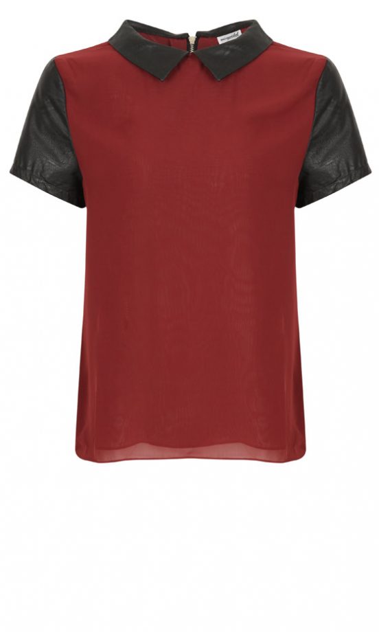 Missguided SS13 Collar Tee