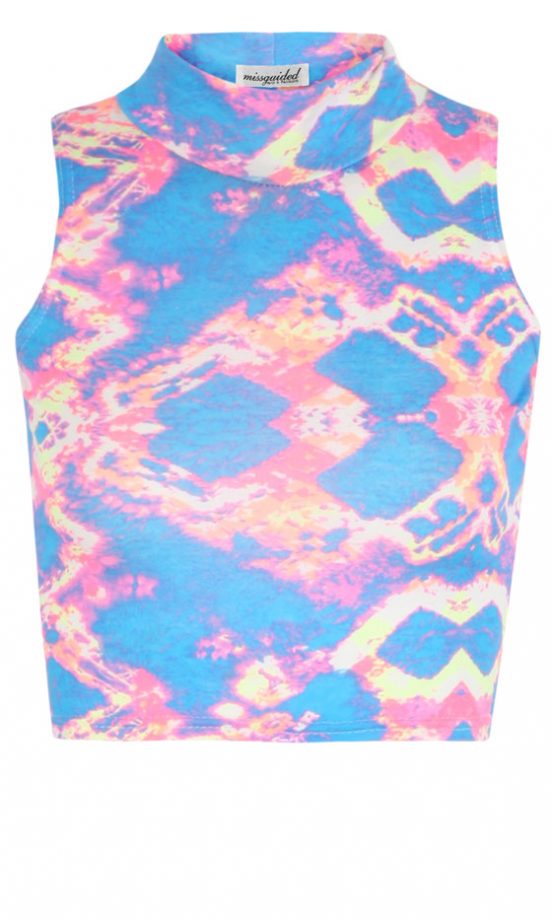 Missguided SS13 Graphic Print Crop Top