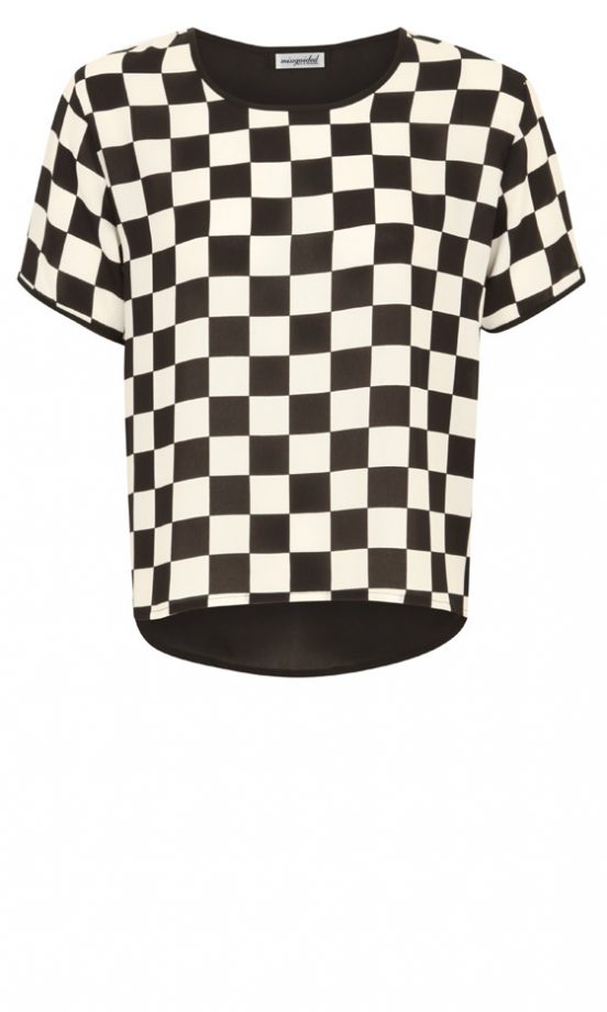 Missguided SS13 Checkerboard Tee