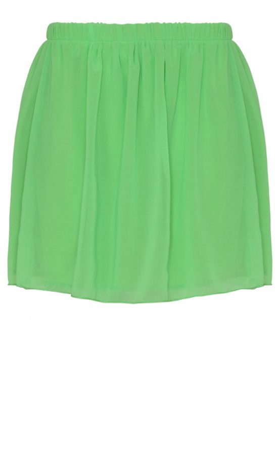 Missguided SS13 Lime Green Skirt