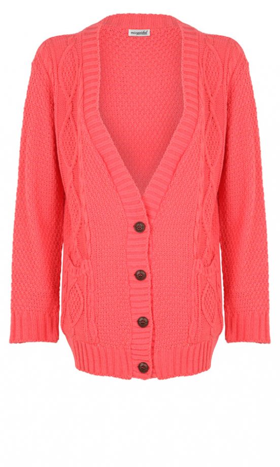 Missguided SS13 Coral Cardigan