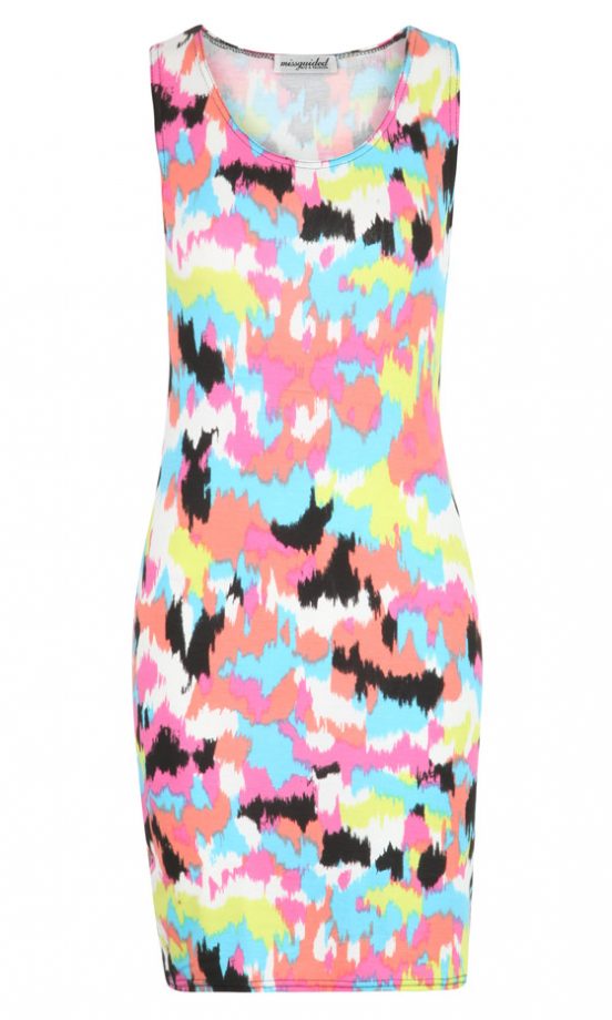 Missguided SS13 Printed Bodycon Dress