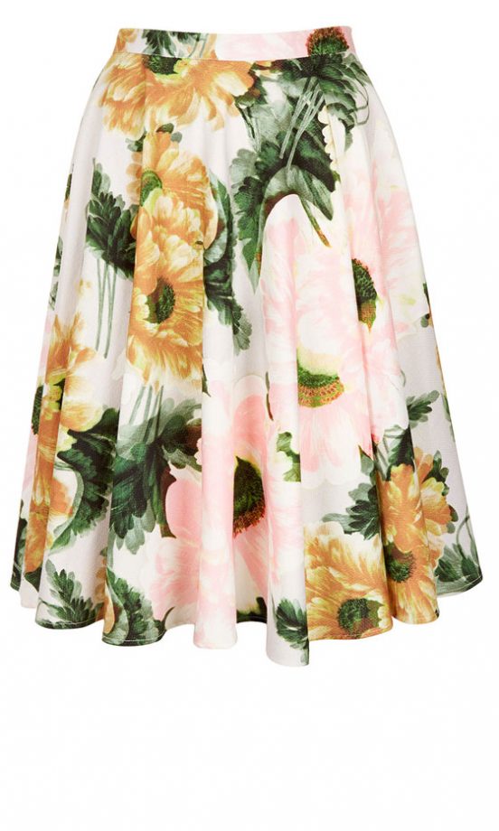 Topshop Floral Midi Skirt, £48