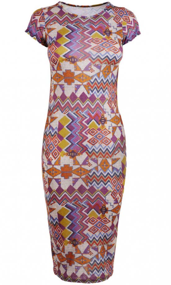 Fashion Union Tribal Midi Dress, £15