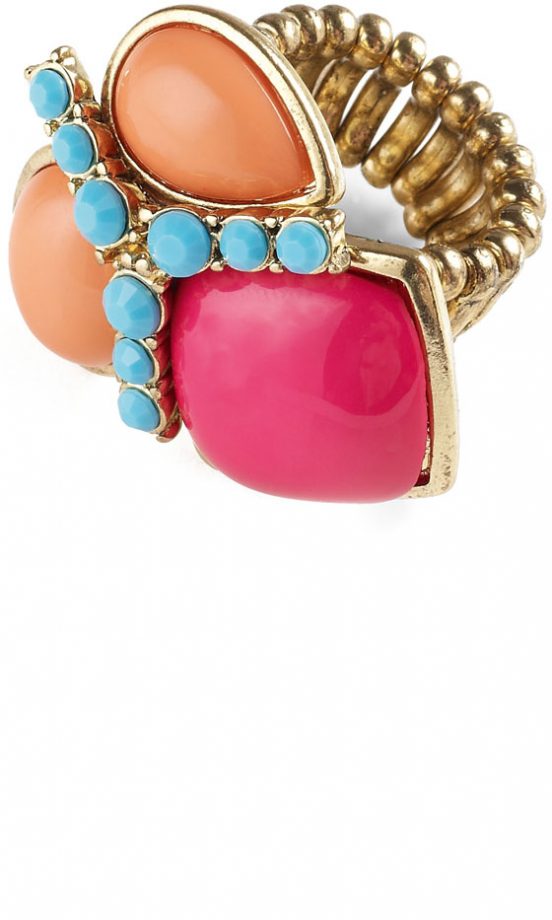 F&F SS13 Chunky Stone Bracelet