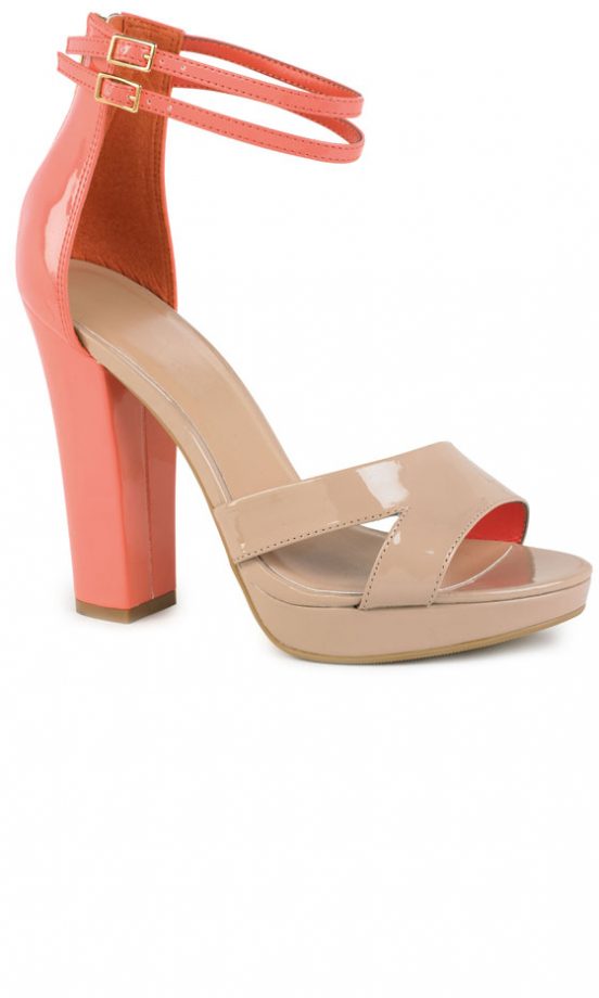 F&F SS13 Coral Strap Heels
