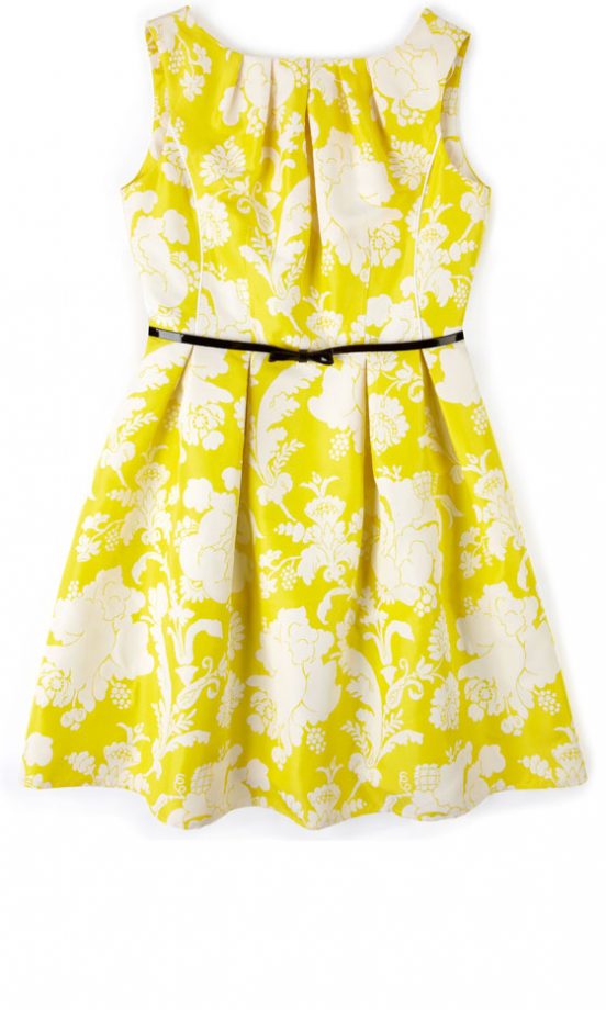 F&F SS13 Yellow Floral Dress