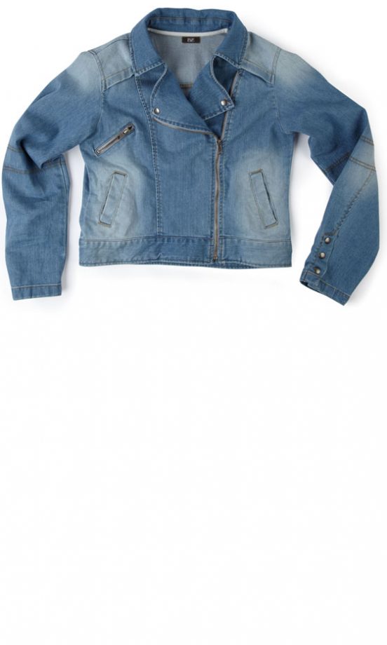 F&F SS13 Fade Patch Denim Jacket