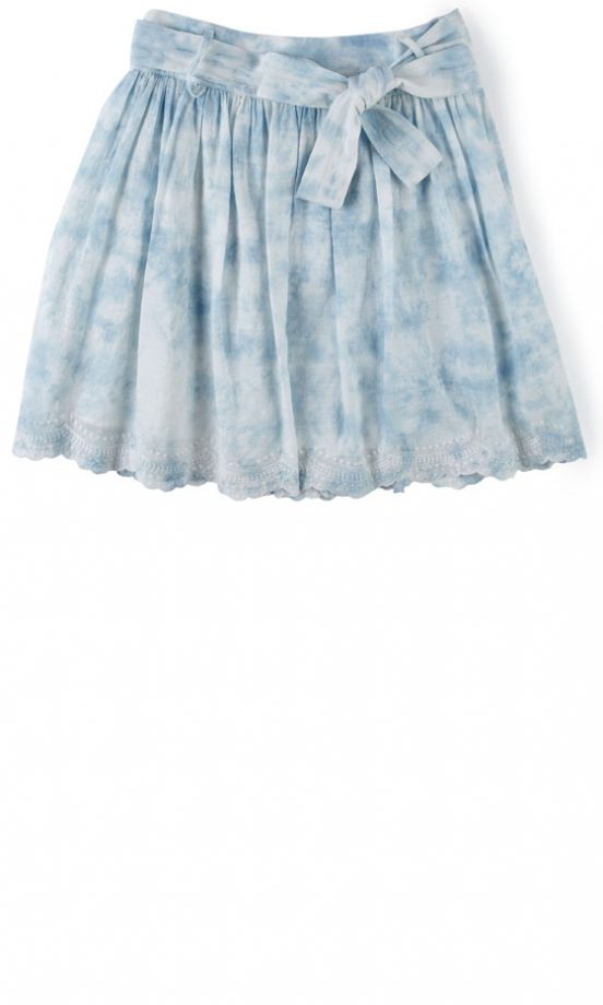 F&F SS13 Tie Die Skirt With Detail Hem