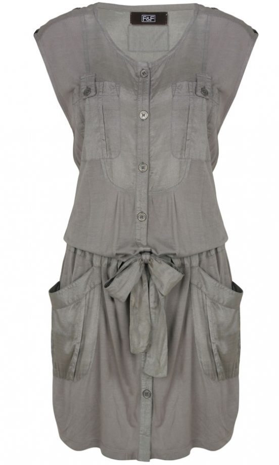 F&F SS13 Tie Waist Slouch Dress
