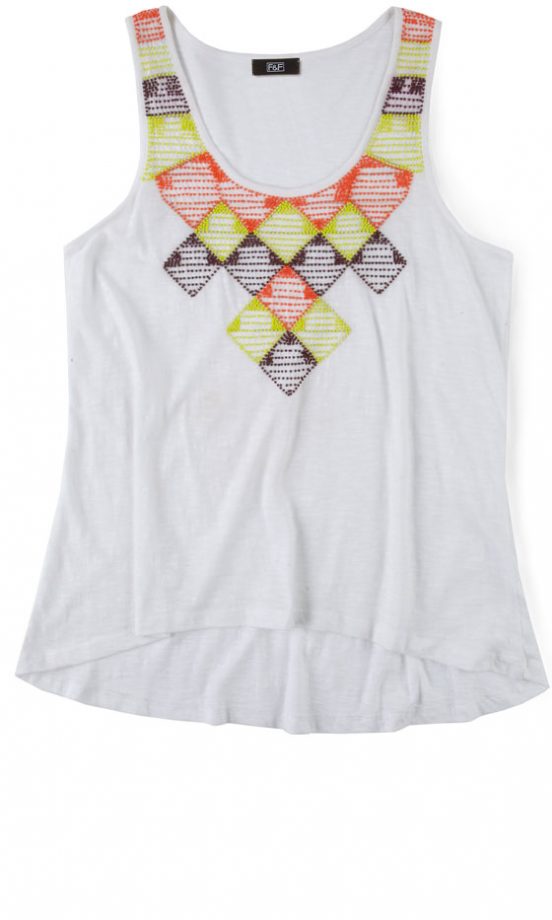 F&F SS13 Tribal Collar Vest