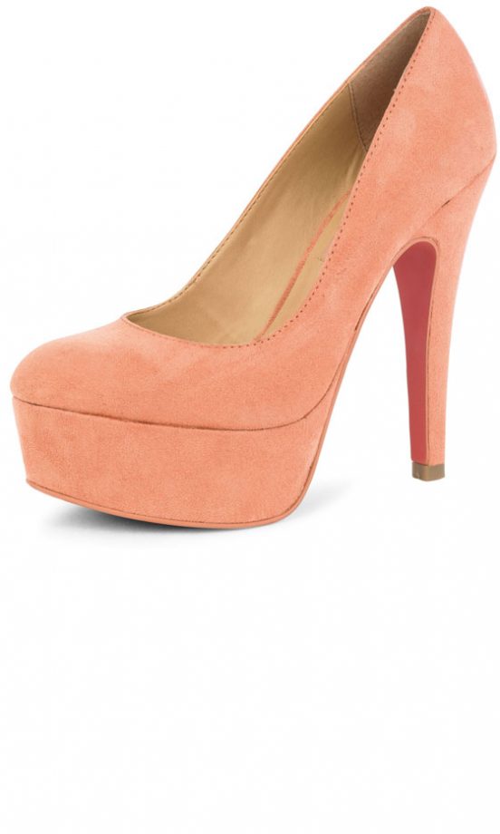 F&F SS13 Coral Platform Stilettos
