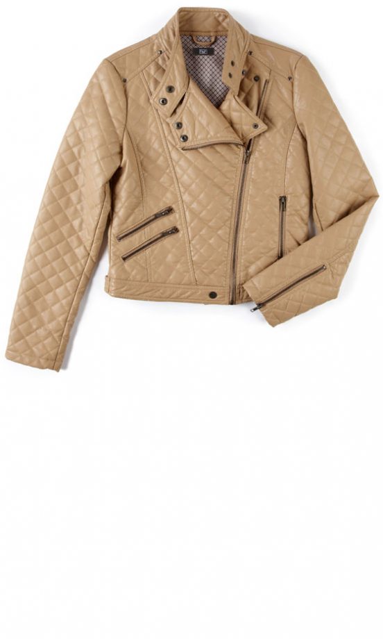F&F SS13 Quilted Biker Jacket