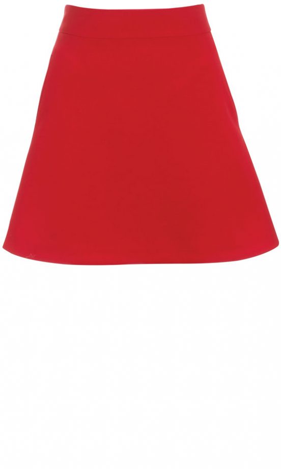 F&F SS13 Red Midi Skirt