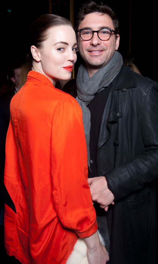 Melissa George At The H&M Show At Paris Fashion Week AW13