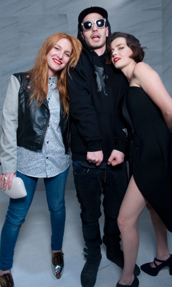 Backstage At The H&M Show At Paris Fashion Week AW13