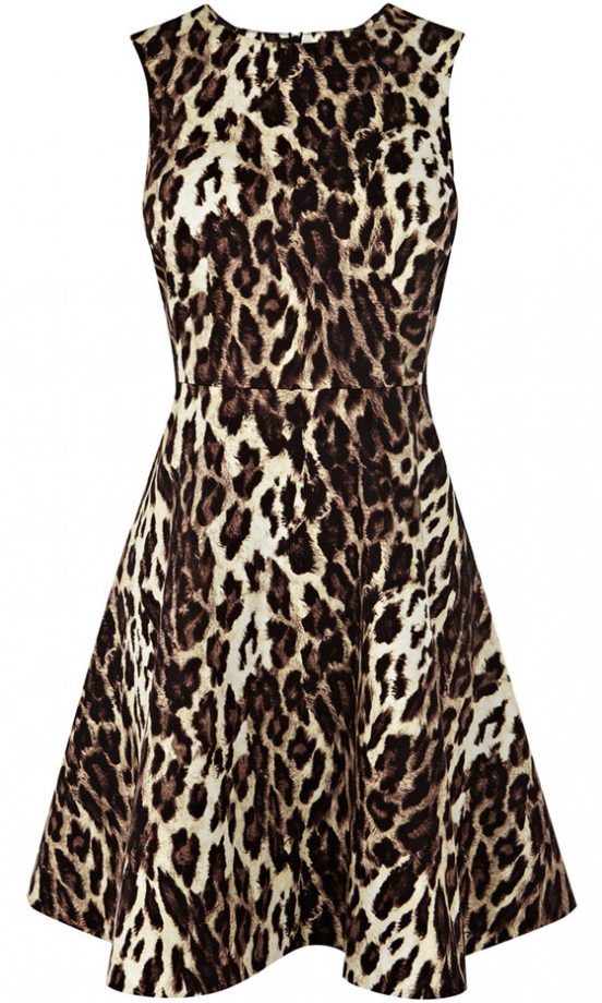 Karen Millen Leopard Print Dress, £140