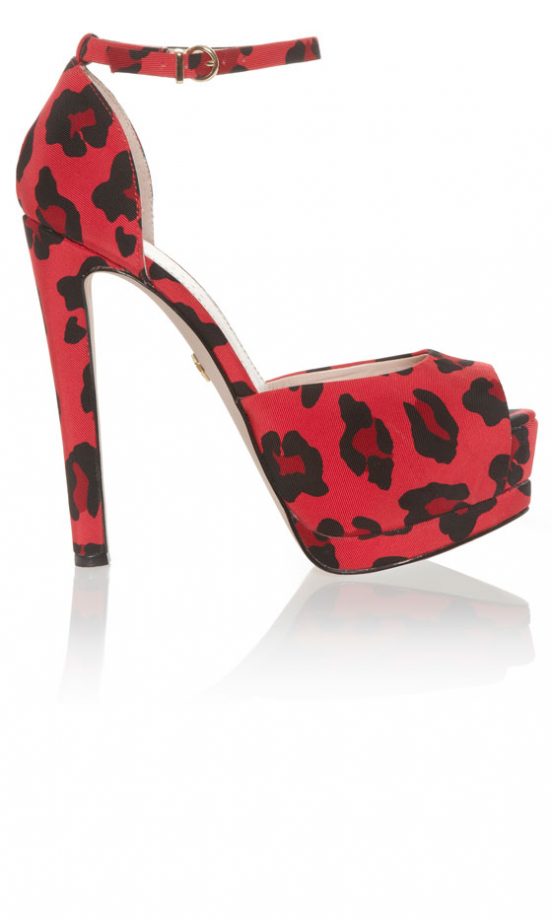 KG At Kurt Geiger SS13 Dizzy Leopard Print Heels