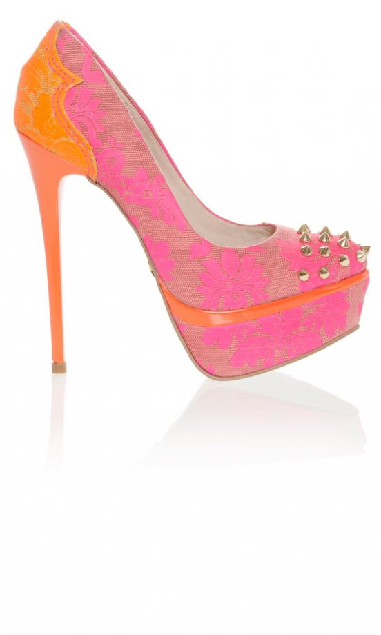 KG At Kurt Geiger SS13 Fluro Kactus Heels