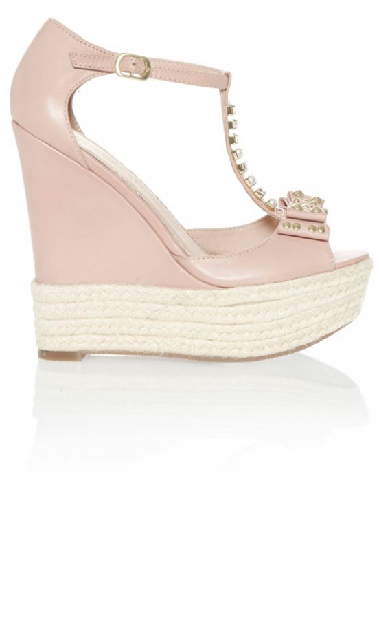 KG At Kurt Geiger SS13 Nimes Blush Wedges