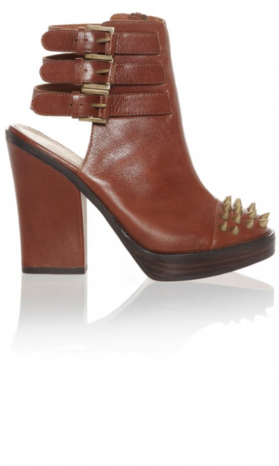 KG At Kurt Geiger SS13 Vex Studded Shoe Boots