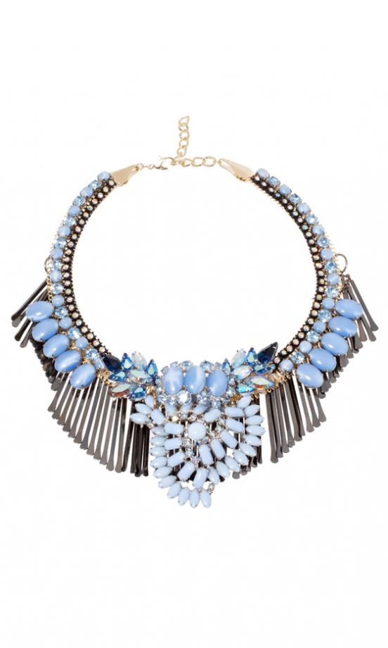 ASOS Chunky Blue Stone Necklace