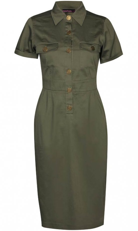 Boohoo Safari Dress, £25