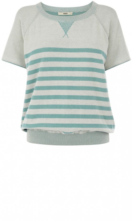 Oasis Stripe Sweat Shirt, £35