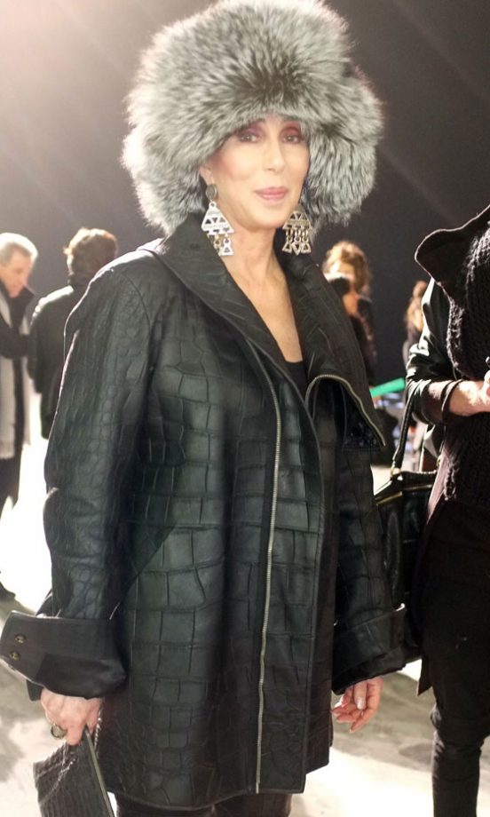 Cher At The Rick Owens AW13 Show At Paris Fashion Week, 2013