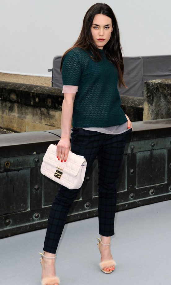 Tallulah Harlech At The Christian Dior AW13 Show At Paris Fashion Week, 2013