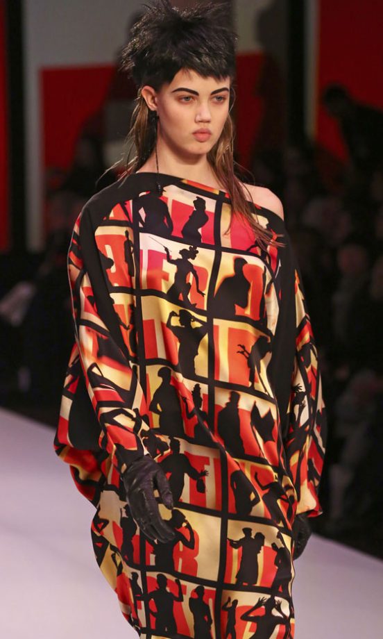 Lindsey Wixson At The John Paul Gaultier AW13 Show At Paris Fashion Week, 2013