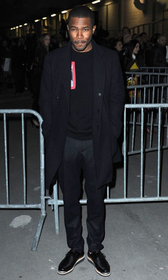 Frank Ocean At The Givenchy AW13 Show At Paris Fashion Week, 2013
