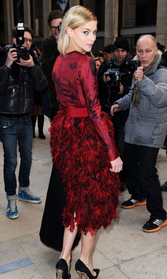 Leigh Lezark At The Giambattista Valli AW13 Show At Paris Fashion Week, 2013